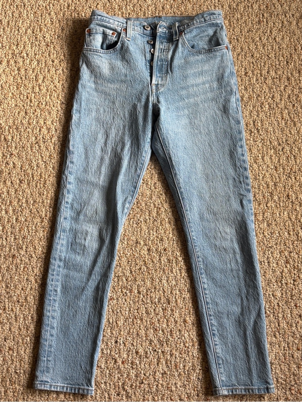 Levi's Light Blue Straight Leg Jeans